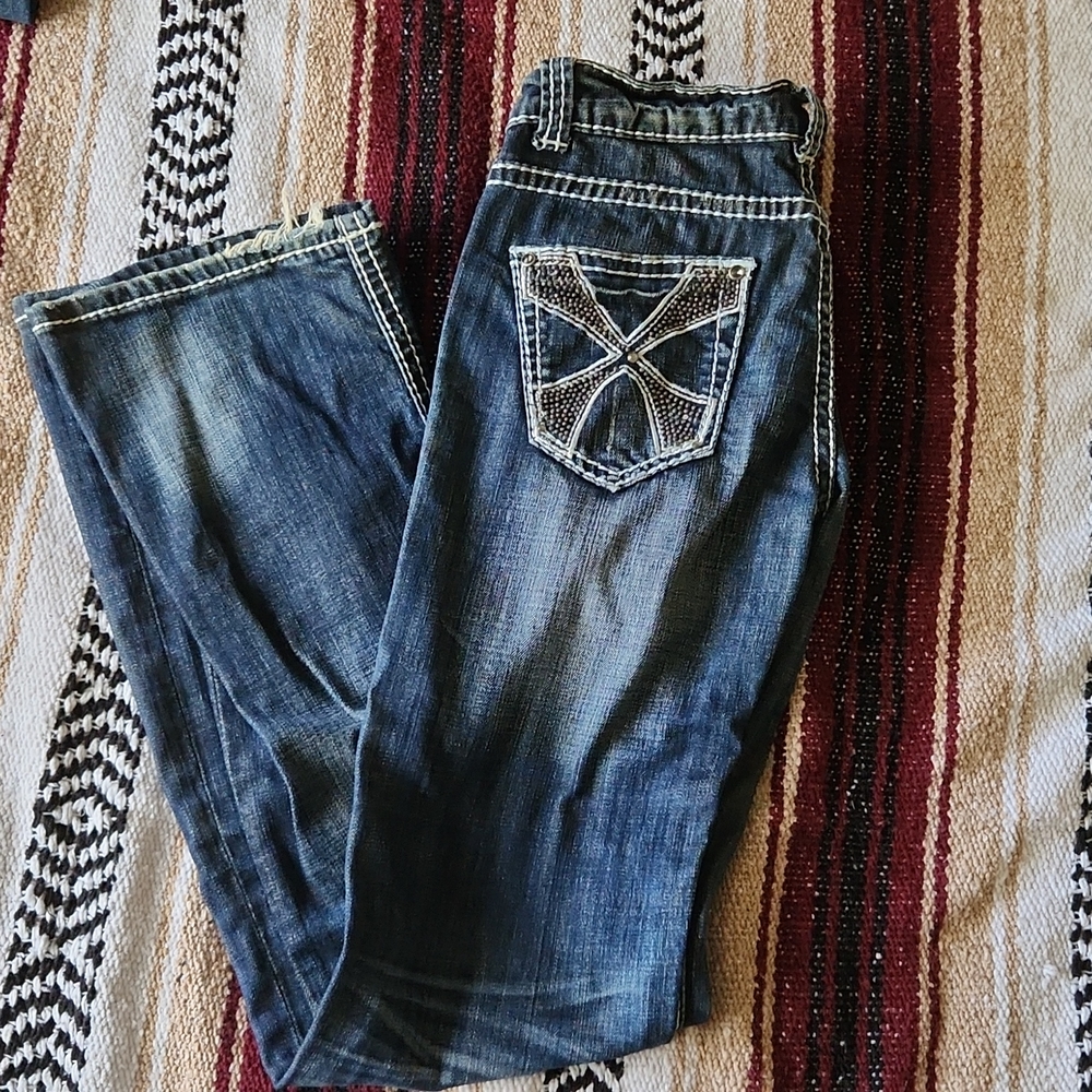 Rock and Roll Cowgirl Denim Jean's size 27x34
